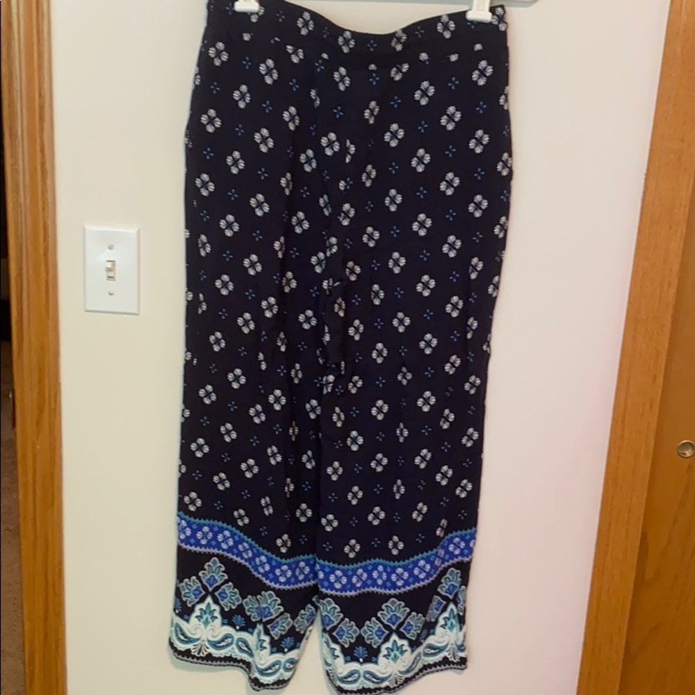 Loft patterned pull on pants - Picture 6 of 7